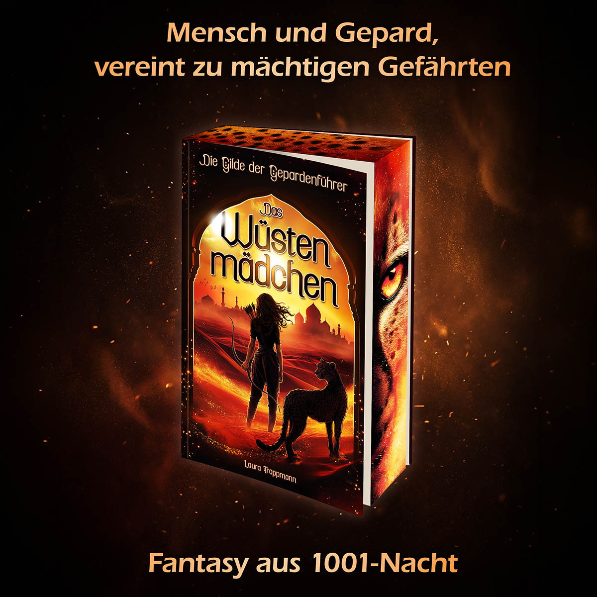 Das Wüstenmädchen Cover mit Farbschnitt