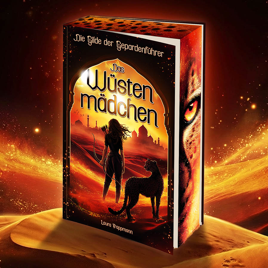 Das Wüstenmädchen Cover mit Farbschnitt